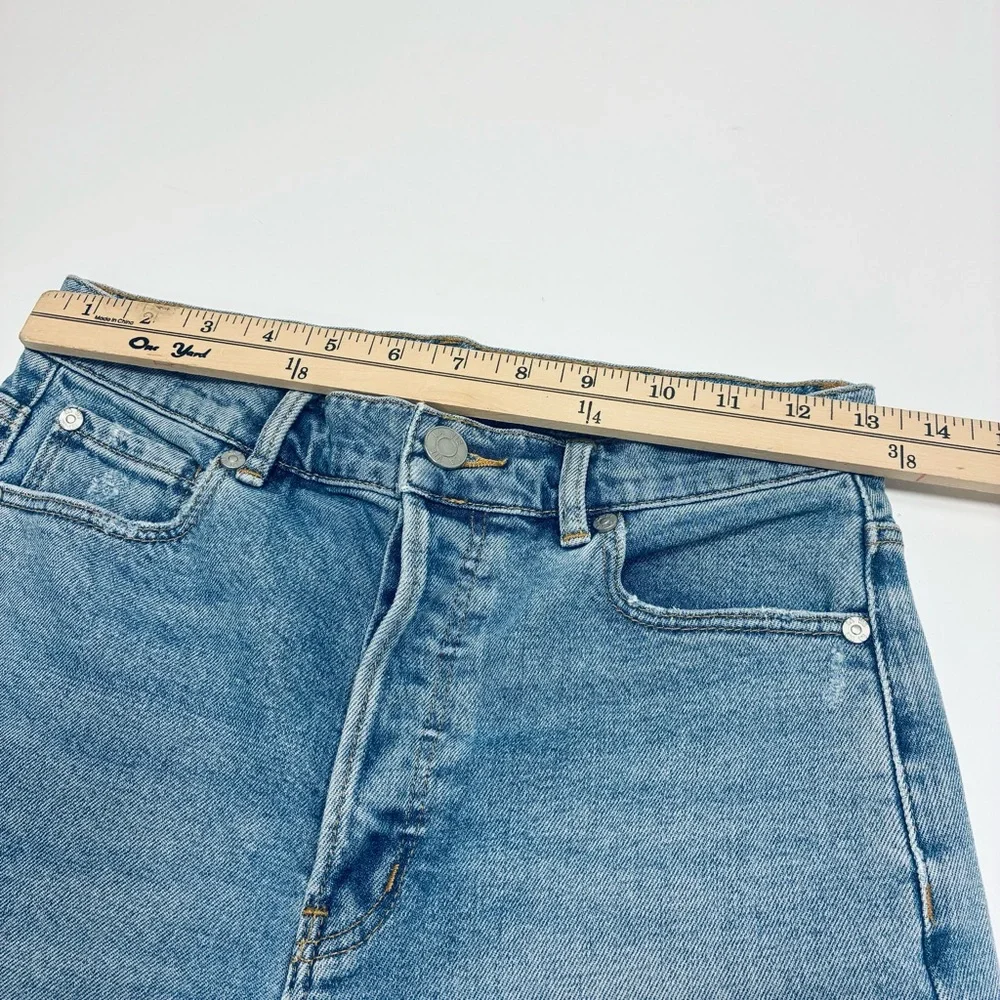 La vie Rebecca Tylor Patchwork Jeans Women Size 25 Straight‎ Leg Hight Waist